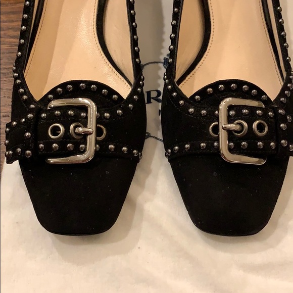 Prada Suede Heels Calzature Donna Scamosciato - Picture 3 of 11